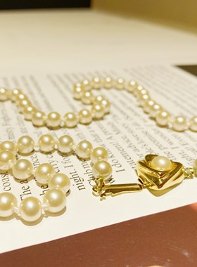 中古饰品首饰vintage LC 珍珠项链（特殊商品不退不换）