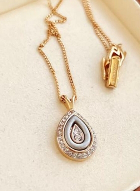 西洋中古饰品首饰Vintage Nina Ricci 水滴型项链（不退不换）