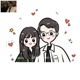 手绘头像设计情侣Q版 卡通人物形象logo真人照片漫画定制作全家福