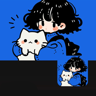 来图定制手绘卡通Q版 情侣头像漫画约稿设计真人照片画礼物画头像