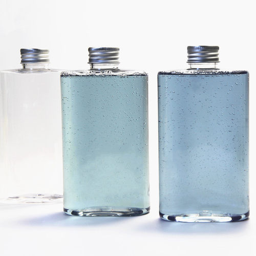 PET250ml 漱口水瓶子 洗发水扁瓶子洗手液瓶 化妆品包材定制logo