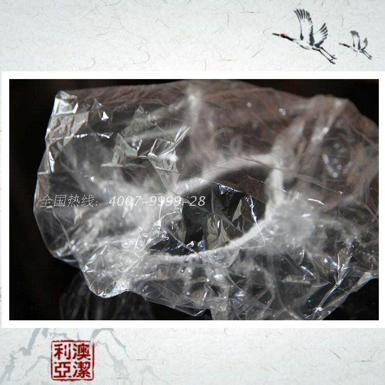 散装浴帽 折叠浴帽 酒店客房加厚塑料浴帽 旅行便携浴帽 10个