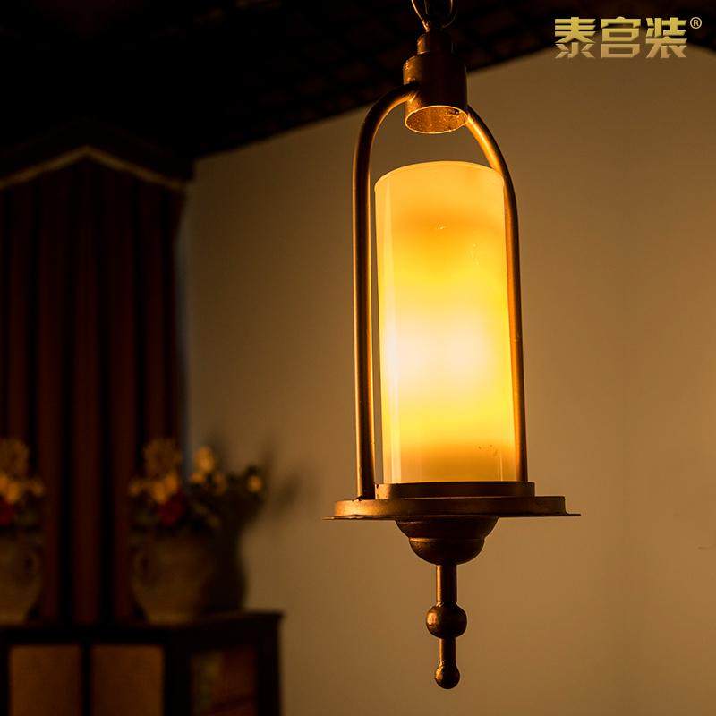 东南亚风格酒店会所床头吊灯