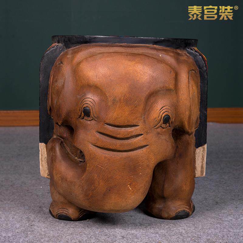 泰国大象凳实木家用创意换鞋凳