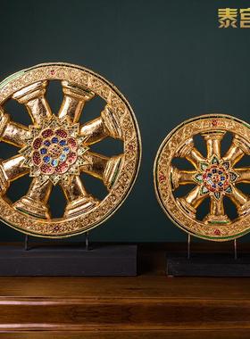 泰式风格酒店会所SPA餐厅摆件