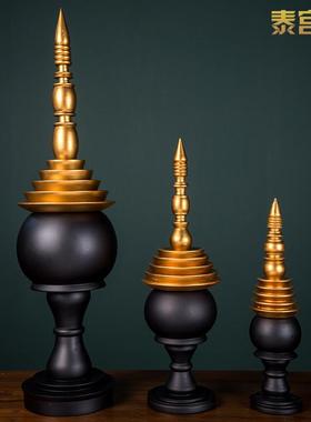 设计师精品手工木雕储物摆件