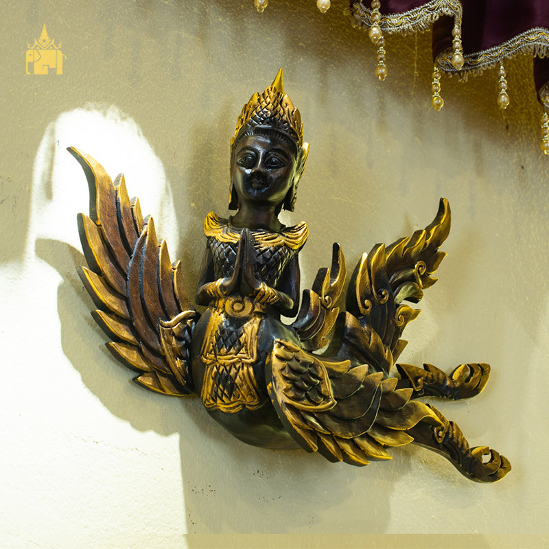 东南亚风格泰式飞天鸟神天使挂件