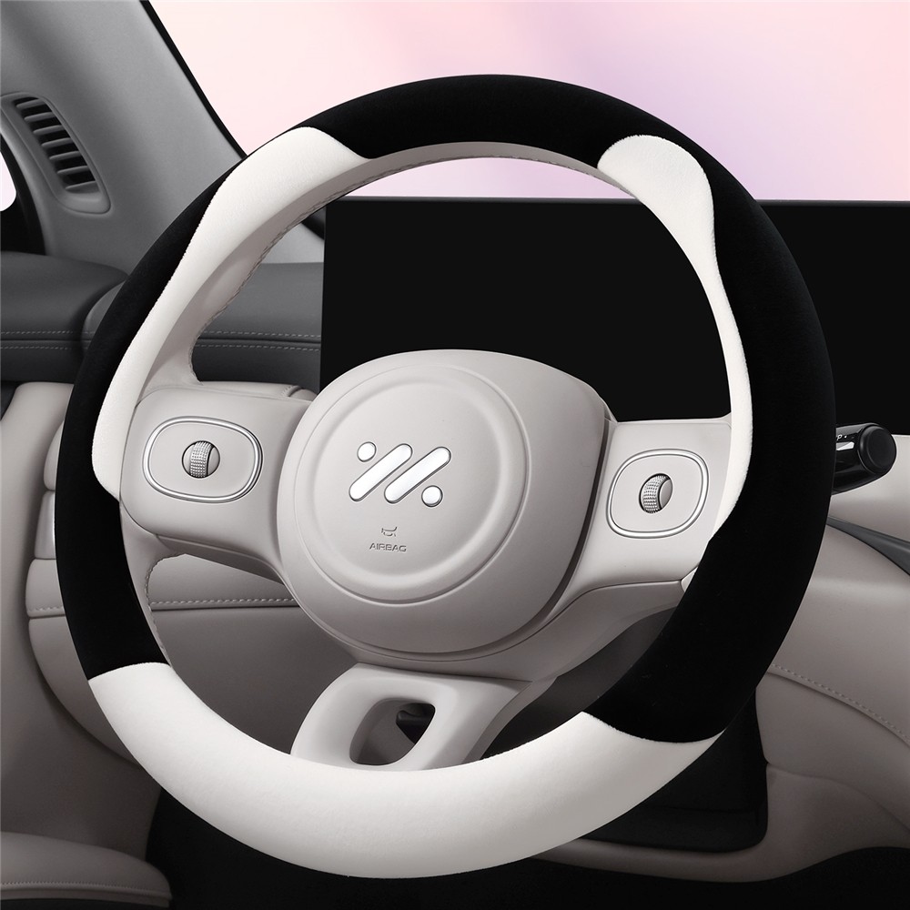 新款短毛绒冬季盛昊F6proA6plusC4时光ID3id6小四轮电动方向盘套