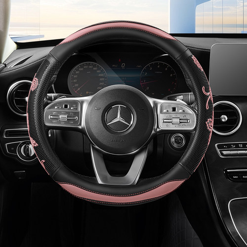 适用于20-21款长安CS75PLUS CS35CS55逸动方向盘套蜂窝拼皮把套