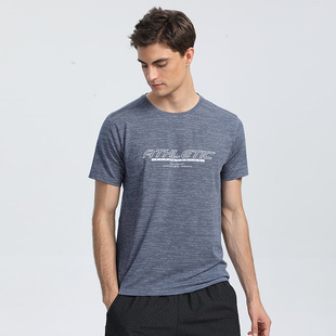 运动t恤男速干短袖冰丝夏季薄款上衣宽松健身训练服跑步透气短袖