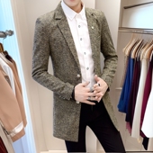休闲西装 时尚 韩版 小西装 男潮棉麻西服男外套一件 修身 2026男式