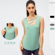 春夏新款 上衣运动背心22134 女士宽松瑜伽背心透气速干跑步T恤无袖