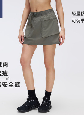 轻户外工装短裙女夏季高腰显瘦a字裙休闲百搭运动半身裙D26027