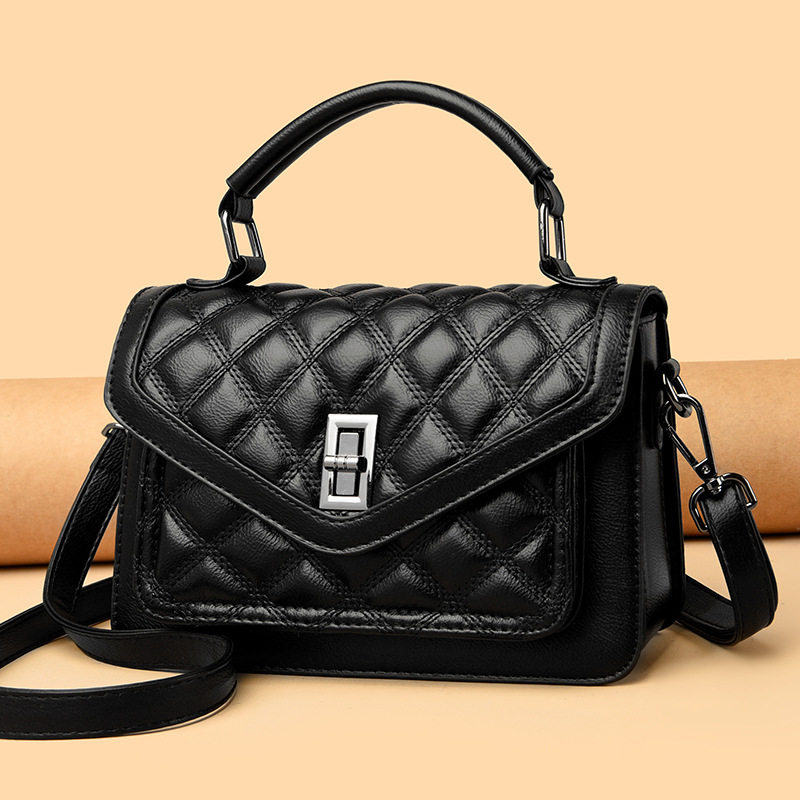 包包女高级感2025新款斜挎包大容量菱格女士手提包包春季女款百搭