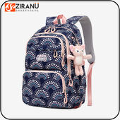 自然鱼跨境新款 6年级女生大容量减负双肩包一件 学生书包4