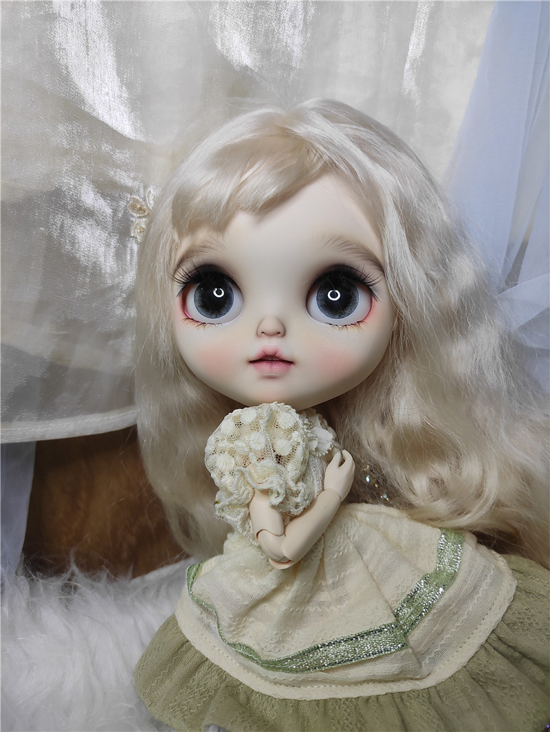 blythe 小布娃娃多肉改妆改娃 正拼  yuki