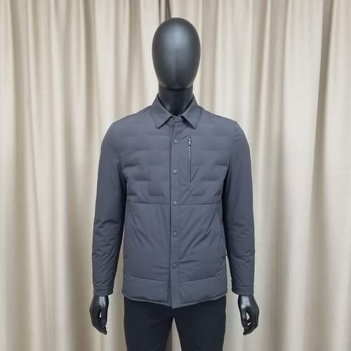 普洛克男装新款 中青年翻领秋冬羽绒服外套商务休闲白鹅绒上衣2