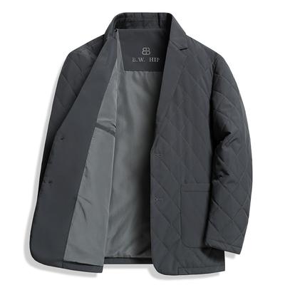 普洛克正品装秋冬款桑蚕丝轻便单西中青年商务免烫抗皱西服外套潮