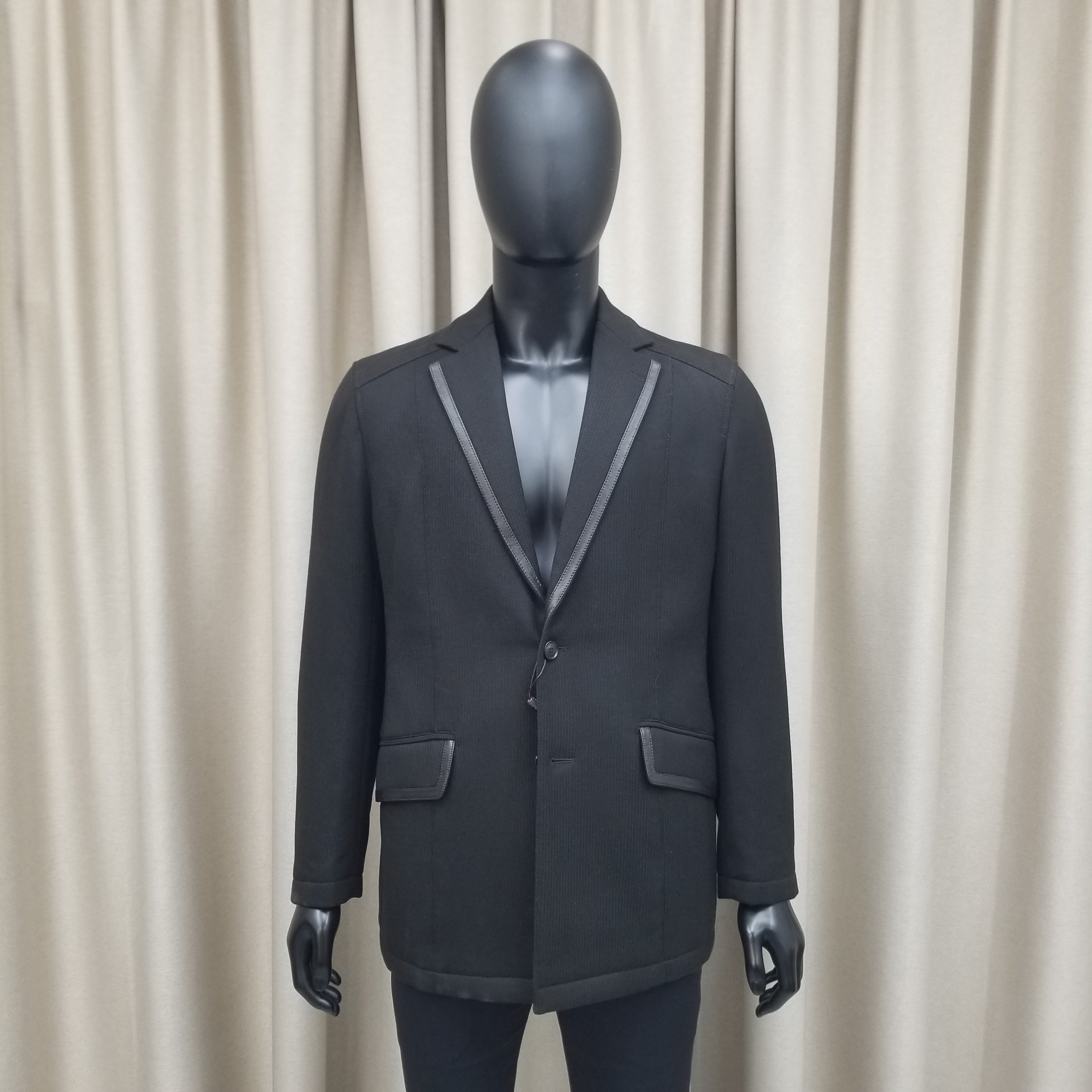 普洛克男装新款 羊毛西服棉袄中年商务休闲棉服夹克外套棉衣上衣2