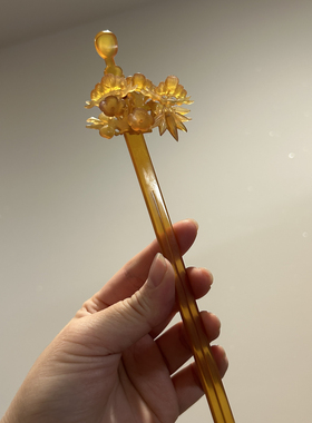 藏品品质 岛国回流 日本中古 Vintage发簪 婚嫁发饰 有瑕疵 虫噬
