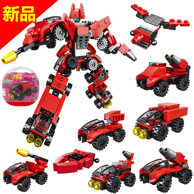 扭扭蛋球儿童礼品游艺机消防机甲车奇趣蛋惊喜盲盒小颗粒积木玩具,模玩/动漫/周边/娃圈三坑/桌游,盒蛋/扭蛋/联名摆件,淘宝优惠券,粉丝福利购,淘宝优惠卷