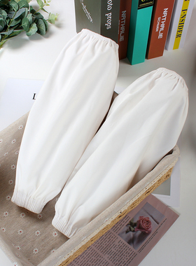 皮套袖防水袖套防油成人男工作加长女厨房袖头劳保耐磨皮革PU护袖