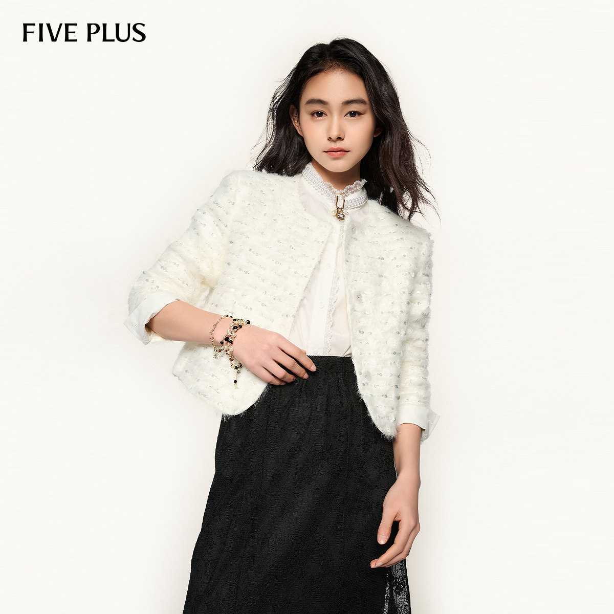 千金感小香风外套