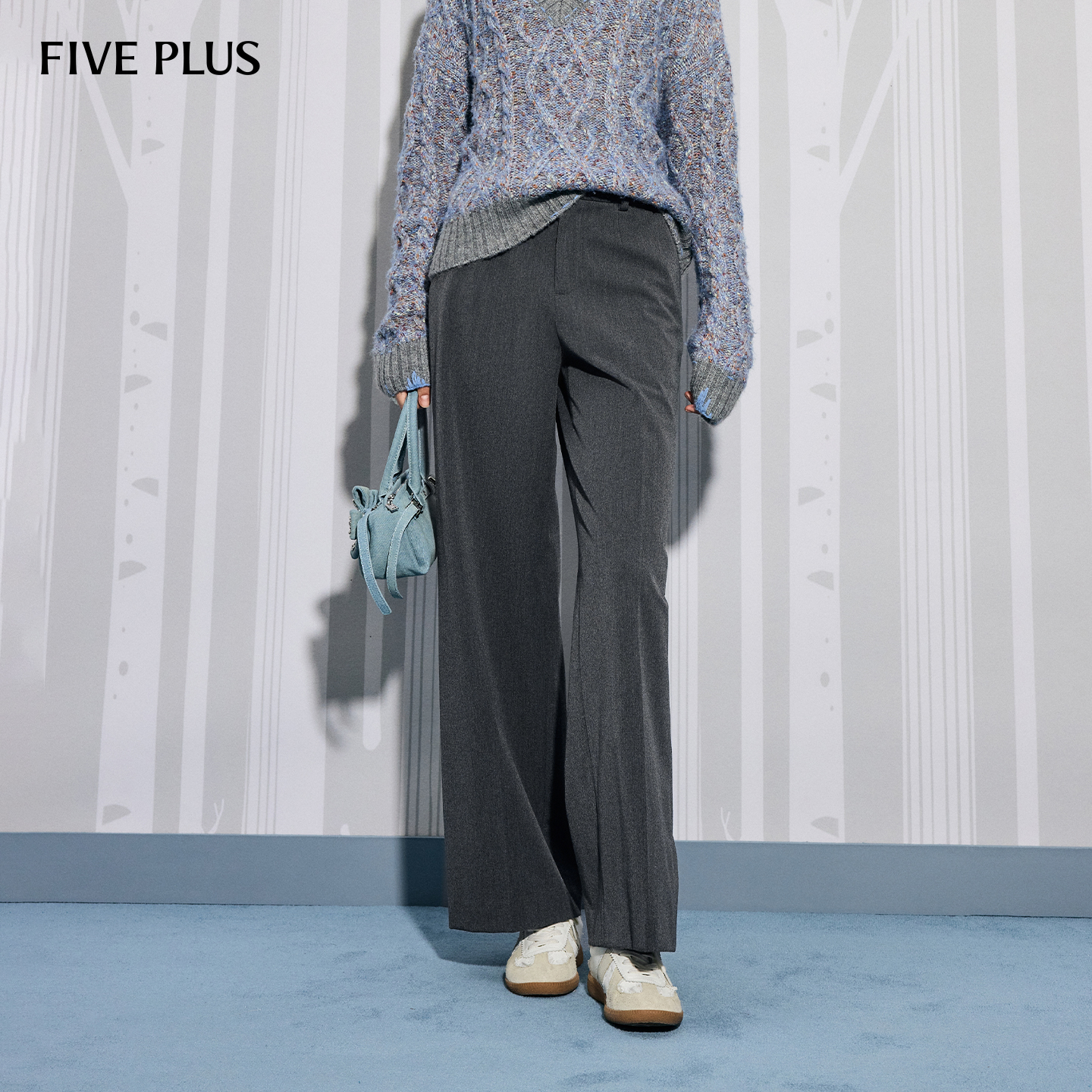 FIVEPLUS通勤西装长裤