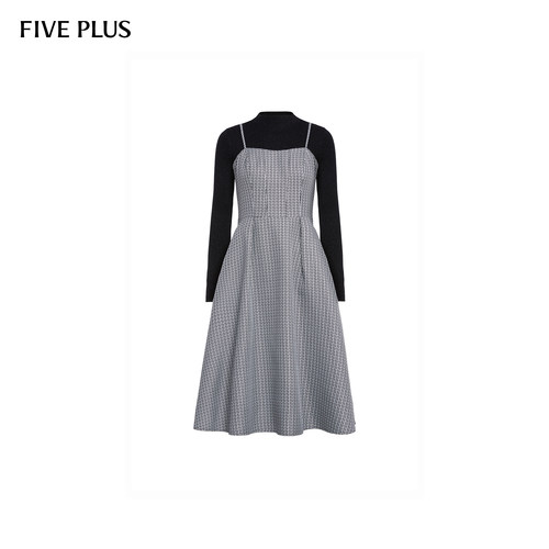 FivePlus小香风吊带连衣裙