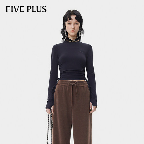 设计感长袖FivePlus抽绳