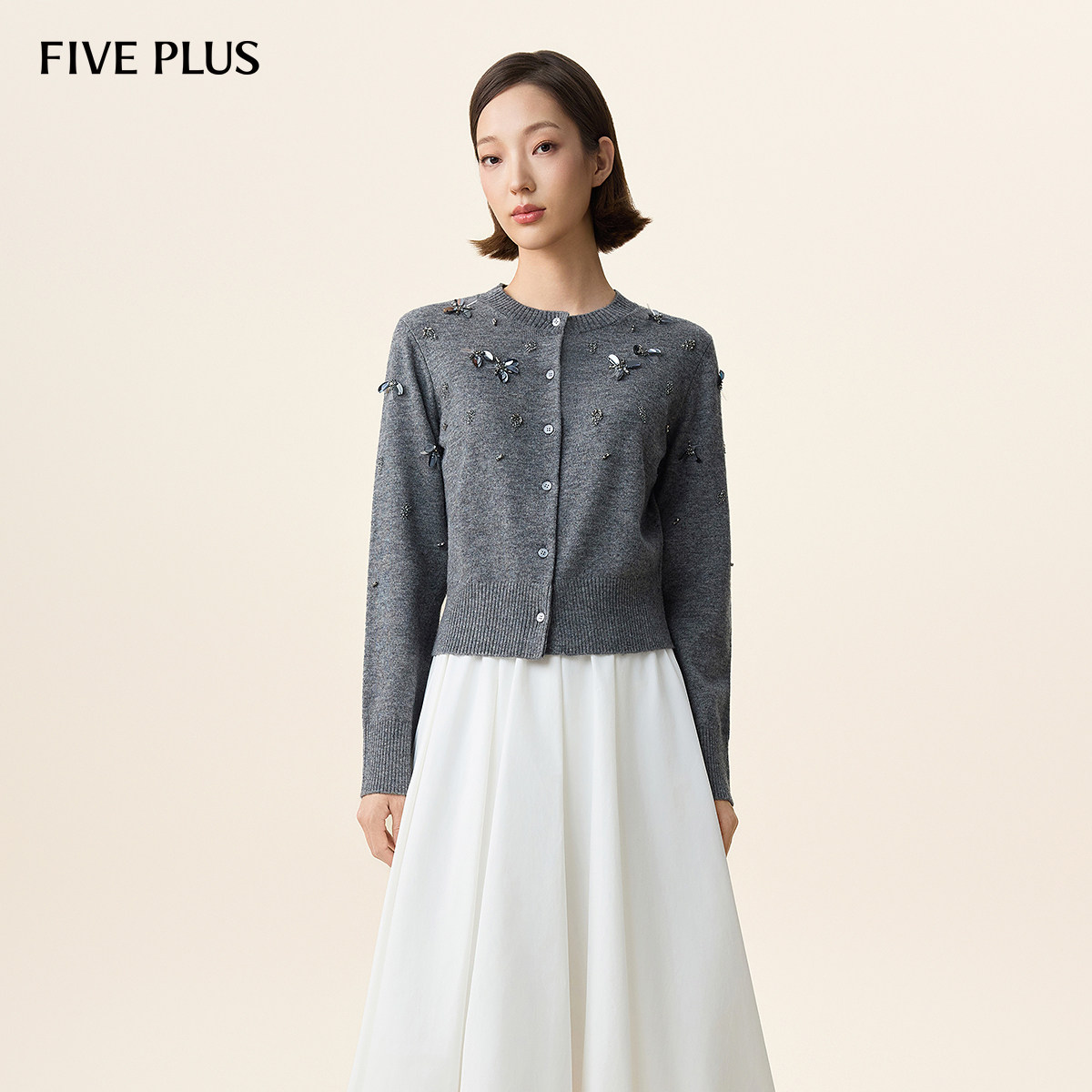 手工钉珠工艺华丽轻奢