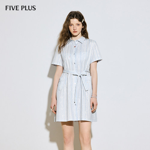 FIVEPLUS浅蓝女连衣裙