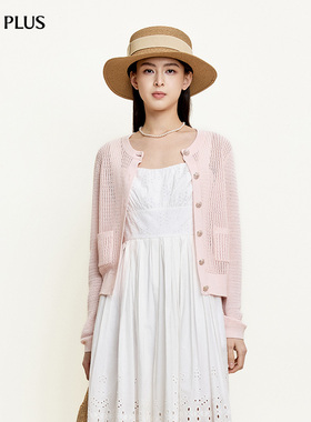 FIVE PLUS女夏装波嬉风方领A字裙刺绣度假风情连衣裙女装