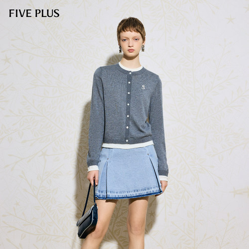 FIVEPLUS刺绣套头衫女