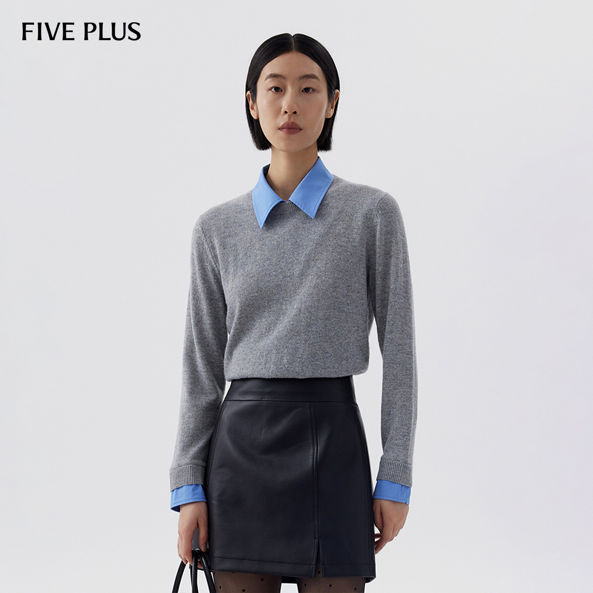 假两件通勤羊毛衫