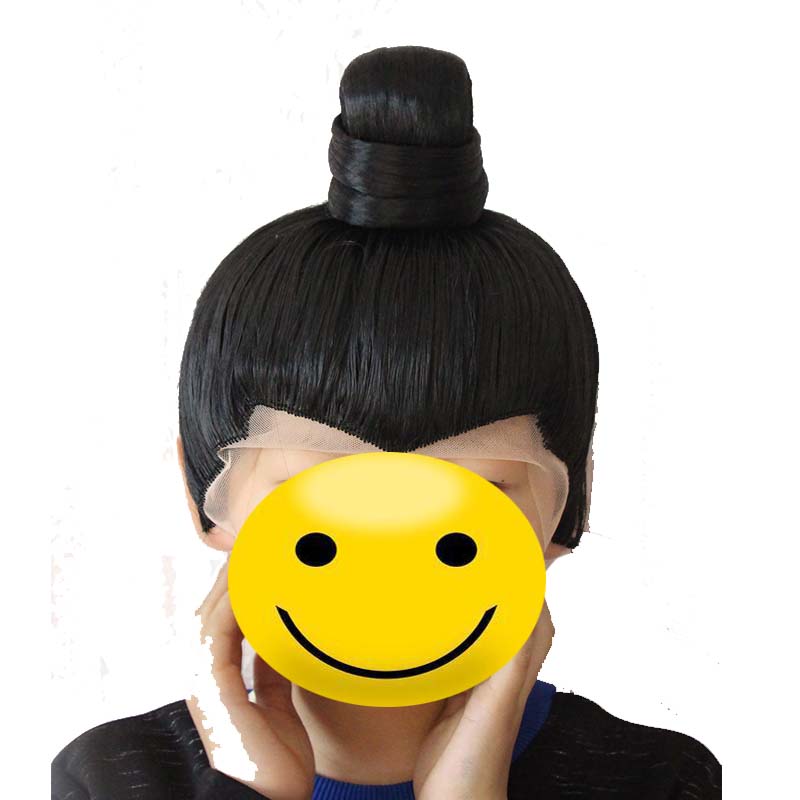 古代古装道士头套动漫古风青年影视影楼造型男士儿童发套头饰假发