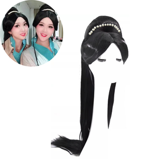 陈攻馆 采薇 古典舞舞蹈头饰 孔子舞剧发梳演出服发饰