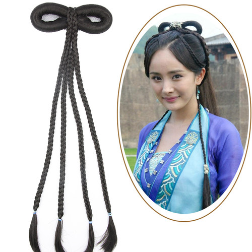 古装假发古剑奇谭风晴雪同款发髻汉服假发包古代演出仙女COS造型