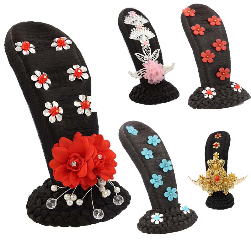 丽人行舞蹈头饰杜甫舞剧古典舞头饰汉服古装影视演出假发表演头饰