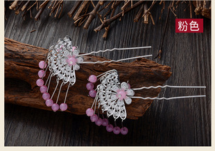 花千骨cos头饰赵丽颖同款古风汉服襦裙流苏发簪古装头饰步摇簪子