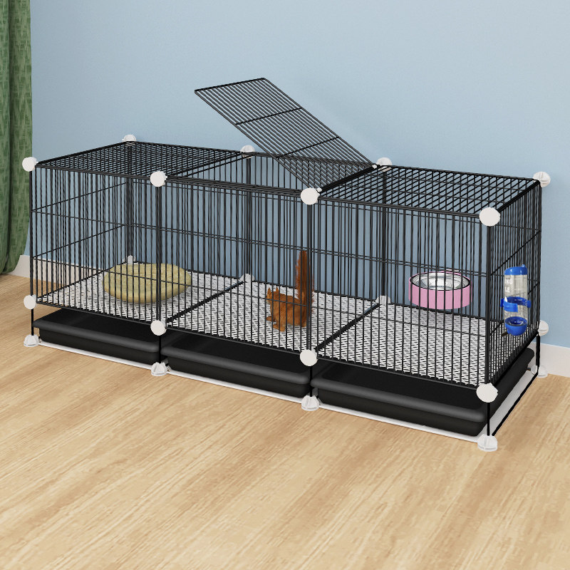 龙猫笼子松鼠蜜袋鼯饲养笼花枝鼠柜笼专用宠物小型加密荷兰猪别墅