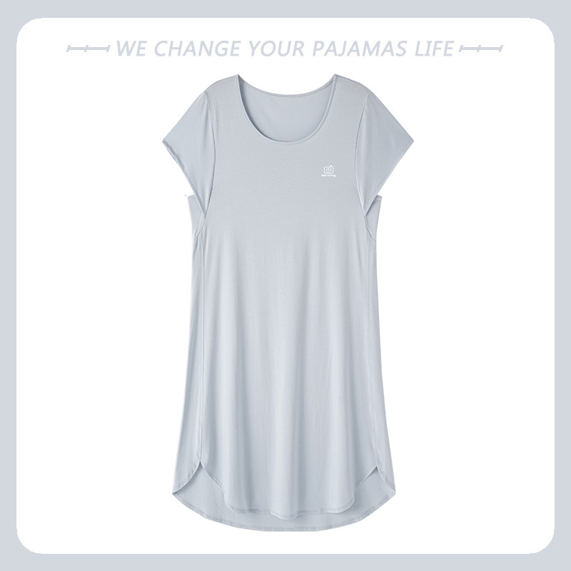 여성을위한 북극 벨벳 민소매 잠옷 여름 모달 얇은 캐미솔 반팔 잠옷 느슨한 출산 얼음 실크