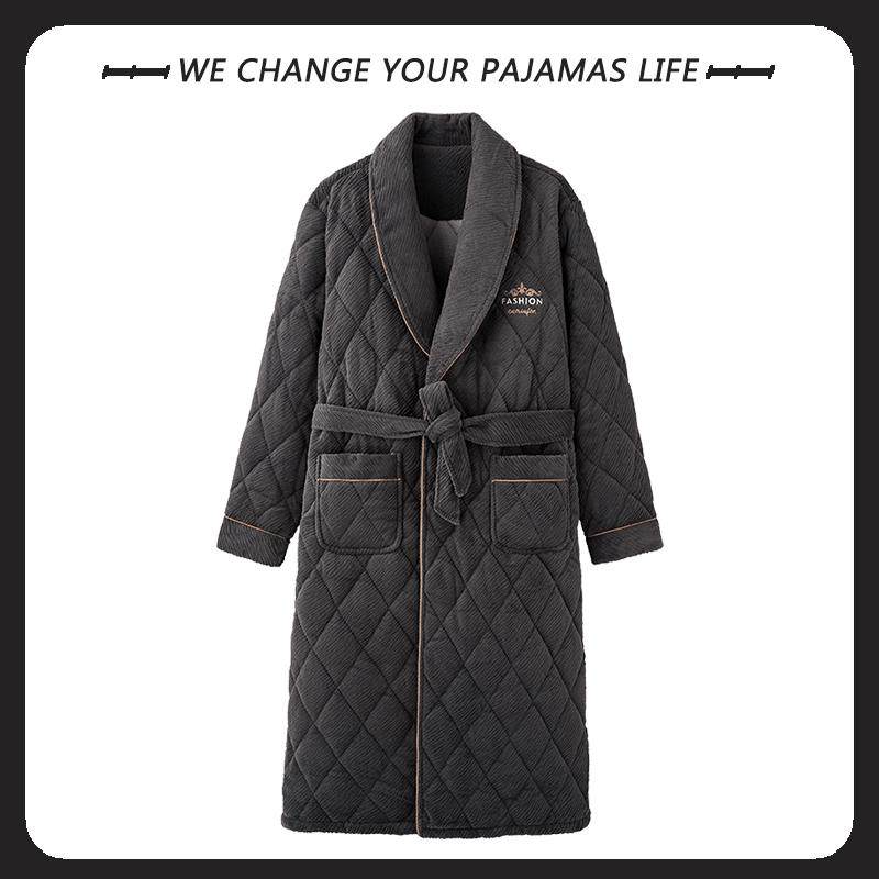睡袍男士睡衣冬季三层加厚加绒长款珊瑚绒夹棉宽松加大码浴袍保暖,女士内衣/男士内衣/家居服,睡袍/浴袍,淘宝优惠券,粉丝福利购,淘宝优惠卷