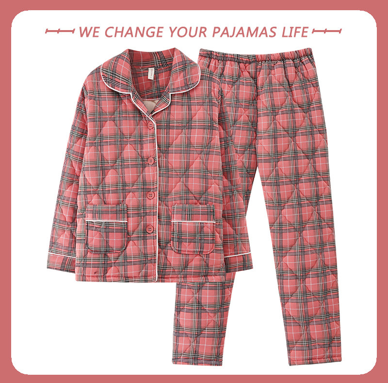 开衫翻领针织夹棉俞兆林女