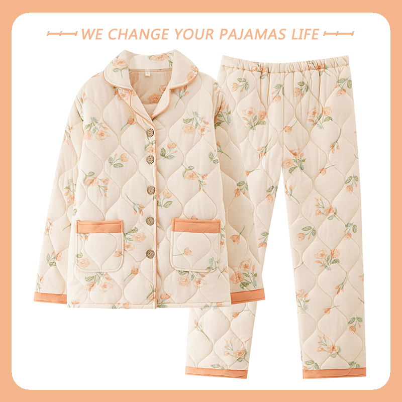 针织夹棉俞兆林不起球不褪色女