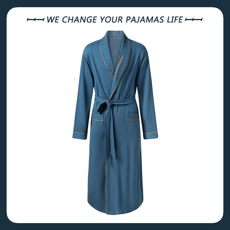 ARCTIC VELVET PAJAMAS MENS SPRING SUMMER LONG SLEEVE THIN BENMEI YEAR FESTIVE RED CASUAL NIGHTGOWN BATHROBE LOUNGEWEAR