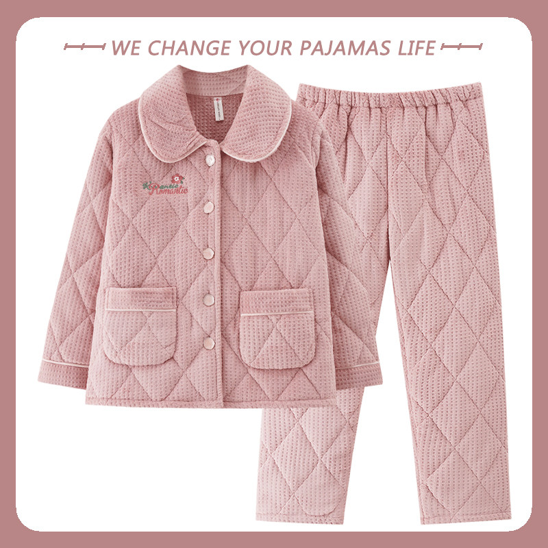 珊瑚绒夹棉俞兆林不起球不褪色女