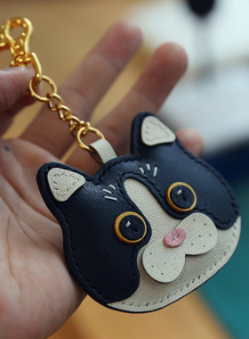 马骝手工小猫包挂件专属定制