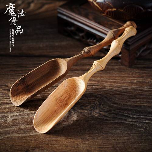 竹制品功夫茶具茶道配件茶叶勺子