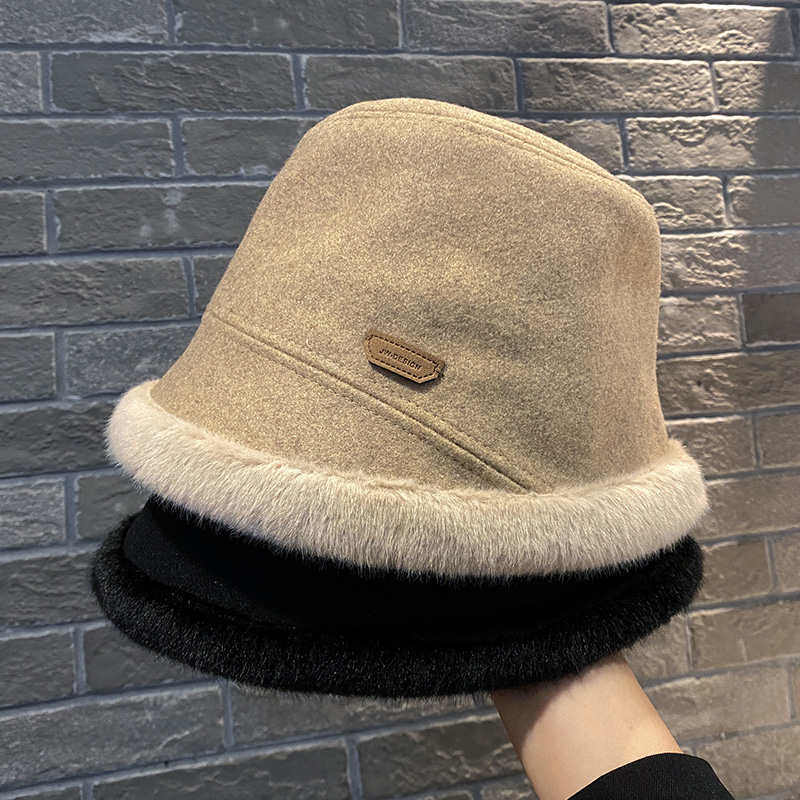 高品质毛呢渔夫帽女秋冬显脸小
